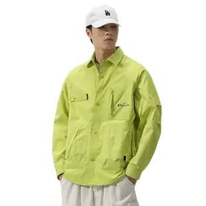 남사친 캐주얼 멋짐폭발 솔리드 셔츠 봄가을 기능 재킷 아우터 3방 OOTD3