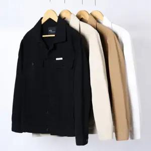 샤오원샵 남성 청 캐주얼 재킷 카고 봄가을 키작남 청자켓 상의 코트 꾹3