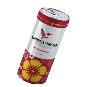 순수 벌새 꿀 - 편리한 캔에 바로 사용할 수 있는 천연 설탕 물 인공 염료 없음 16온스(1팩)