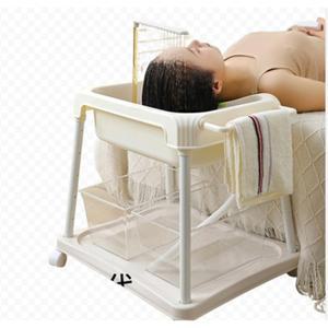 세 머리감기 성인 간이 지지대 차밍 의자 머리 휴대용 세면대 set