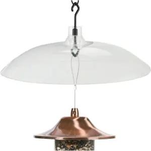 새 모이통을 위한 퍼키펫 16인치 투명 다람쥐 배플러 - 씨앗에서 멀리하기 행 또는 폴 마운트 340 통해