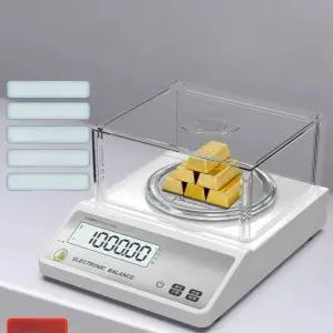 정밀저울 0.001g 초정밀 보석 연구 베이킹 미세 실험실 저울