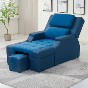 프리미엄 족욕 침대 마사지샵 테라피 업소용 패디의자 고정형 다크그린 카키