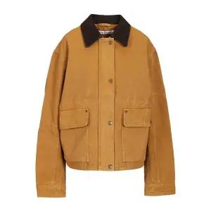 아크네스튜디오 콘트라스트 칼라 스냅 버튼 재킷 A90720 BUT