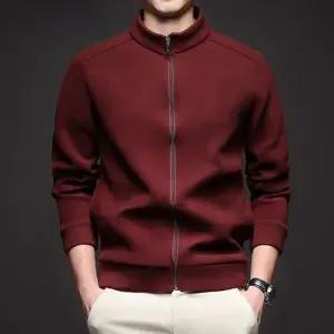 남자 가을 맨투맨 트레이닝 차이나 도톰 가디건 양털 기모 재킷 상의 MODU1