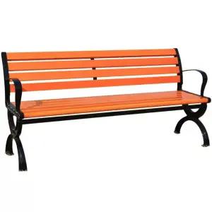 등받이긴의자 벤치 긴의자 카페 2인용 가죽 3인용 정원