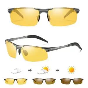 편광선글라스 변색 편광 선글라스 운전 낚시 야간 썬글라스 4018BY
