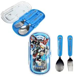 어린이집 유치원 어린이수저구비 미니스푼포크 헬로카봇수저 (1세트) x 10개세트 안방용 케