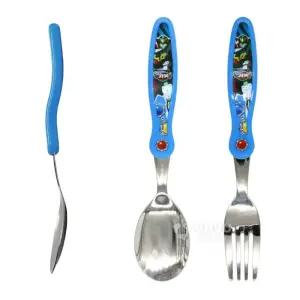 유치원 어린이집 어린이식사교구 스푼포크 어린이식기세트 (1세트) x 10개세트 안방용 헬로