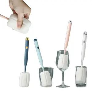 주방 다용도실 컵세척솔 텀블러브러쉬 젖병솔 1P x 10개세트 화이트 물병세척용 위생 솔기