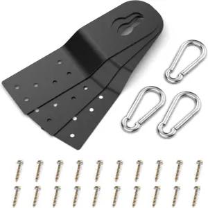 3팩 지붕 안전 앵커 낙상 보호용 Ybend 영구 목재 표면 하네스 로프 및 기타 키트에 연결됩니다