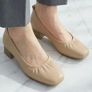 [하프클럽/더힐]더힐슈즈 밴딩 스퀘어토 여성여자 구두 정장화 펌프스 4cm sj