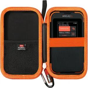 시모 솔리스 5G WiFi 모바일 핫스팟 여행용 라우터 보관함 홀더 백과 호환되는 FBLFOBELI 하드 케이스 전용