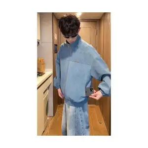 솔저스2 남성 쇼트 가죽 코트 봄가을 워싱 차이나 재킷 OPH3