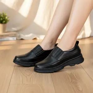 여성 데일리 통굽 캐주얼 로퍼 슬립온 슈즈