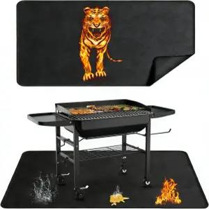 조리대용 내열 매트 에어프라이어용 30x48인치 미끄럼 방지 및 방수 그릴 오븐용 주방 보호대 커피 메이커