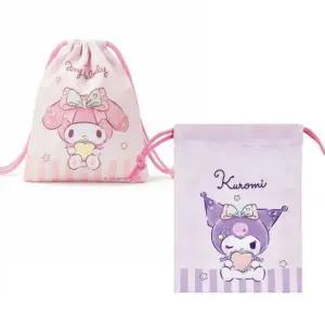 /이룸 양면 미니 복조리 파우치 핑크 퍼플 캐릭터 소품