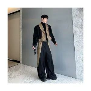 코아픽샵 팬츠 남성 면 캐주얼 투피스 차이나 세트 키작남 메이드 인 반 꾹1