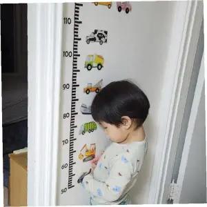 아동 성장 측정 벽부착 키재기 스티커 자동차 탈것 디자인 인테리어 데코 차트