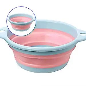 쌍문상회 대야 편리한 원형소형 다라이 욕실핑크