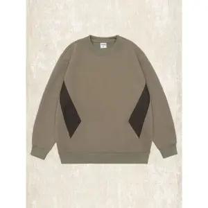 썬더볼츠 남사친 캐주얼 가을 빈티지 골지 상의 고급 두꺼운 배색 긴팔티 맨투맨 루즈핏 KKE3