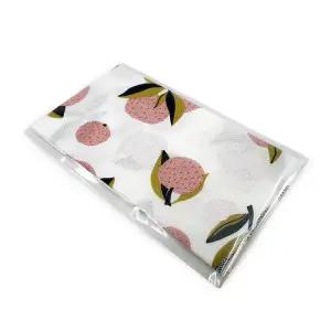 애기바당 무형광 신생아 가제 손수건 분홍귤 아기 손수건