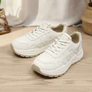 여성 가벼운 통굽 캐주얼 워킹 스니커즈