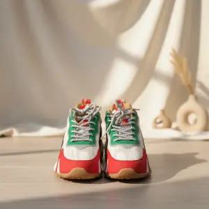 여성 다채로운 컬러 쿠션 데일리 러닝화