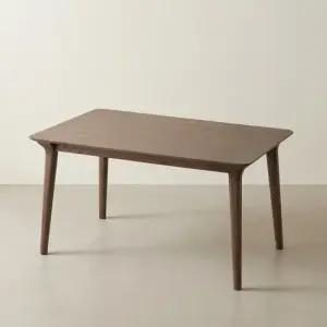 스코나 아델라 애쉬 원목 1500 4인 식탁 테이블