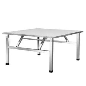 야외 스텐 접이식 대형 지름 높이 스틸 카페 행사장 테라스 사각 바베큐 식당 휴대용 주방