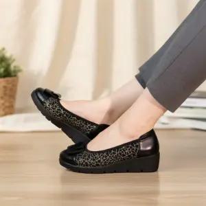 여성 데일리 오피스 웨지 플랫슈즈