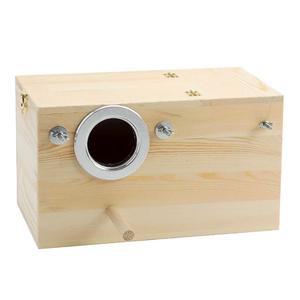 소나무 잉꼬 XL 번식 새집 상자 둥지 앵무새