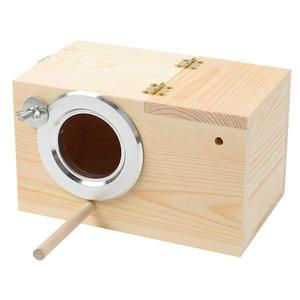 소나무 잉꼬 상자 짝짓기 둥지 위한 새집 앵무새를