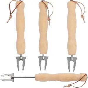 프레나 마시멜로 로스팅 스틱 나무 손잡이 32인치 텔레스코핑 핫도그 포크 캠프파이어 파이어 핏 소시지