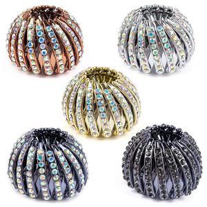 프라멘디노 5팩 색상 헤어핀 홀더 5가지 둥지 버드 접시 확장형 포니테일 레이지