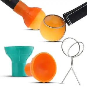 해강 파크골프공 집게 회수기 스틸/실리콘 색상랜