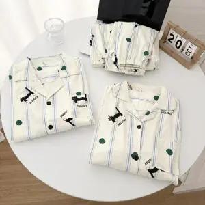 스파이더맨 바지 가을 봄 여자 남사친 포근커플 귀여운 잠옷 캐릭터 긴팔 세트 OPH1