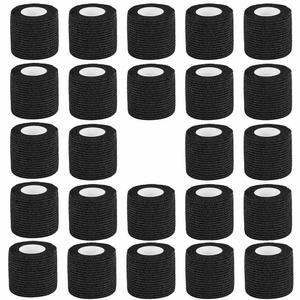 자가 접착 탄성 5야드 스포츠 통기성 발목 24팩 붕대 응급처치 운동 손목 위한 응집 무릎 2인치 스포츠 테이프