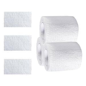 반려동물용 4인치 신축성 접착 화이트 테이프 발목용 붕대 운동 자가 수의사 스포츠 응집 손목