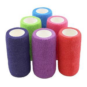 에브리 레디 자가 레인보우 5야드 카운트 붕대 응집 컬러 부착 응급처치 4인치