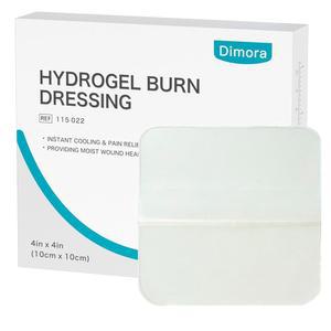 디모라 하이드로겔 드레싱 냉각 경미한 효과 드레싱 2도 찰과상 4인치 진정 대한 10개 즉각적인