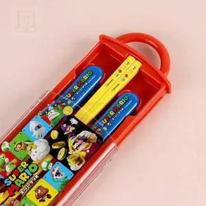 스토어-소유 슈퍼마리오 수저포크 슬라이드 케이스세트 수저케이스