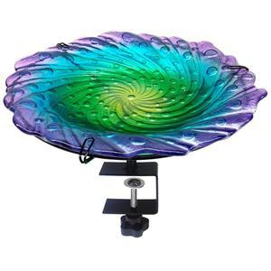 데크 장착 울타리 데크용 가능한 모이통 유리 발코니 그릇 분리 리플 난간 난간용 있는 가능 목욕 목욕 베이스가 조절 컬러풀 튼튼한