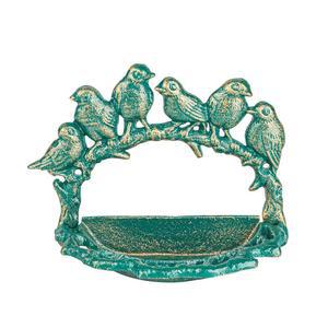 성모르 주철 정원 모이통 벽걸이 녹색 울타리 물욕조 아름다운 모이통 목욕기 설치 뒷마당 작은 장식 장식용 파티오 귀여운