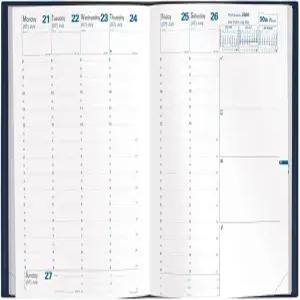 Quo Vadis 2026 장관용 리필 - 주간/월간 플래너 월부터 2개월 6 4 x 9 3/8 시간 관리 약속 조직자