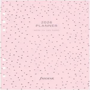 필로팍스 캘린더 다이어리 리필 A5 사이즈 주간 시청 컨페티 미니멀 팩 다국어 5개 언어 2026년 C6859-26년