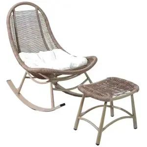 1인용 흔들 의자 스윙체어 휴식 무중력 암체어 등받이 편안한