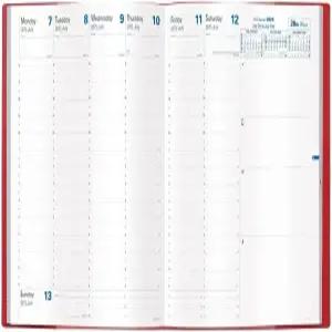 쿠오 바디스 2026 대통령 리필 - 주간 플래너 2월 3개월 ~ 8 /4 x 0 5/8 시간 관리 약속 주최자