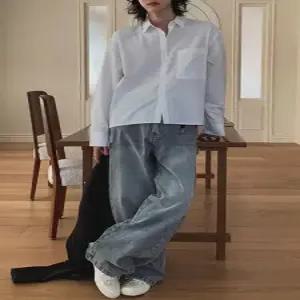 키체샵 캐주얼 가을 오피스룩 남자 긴팔 셔츠 솔리드 트렌치코트 HO3