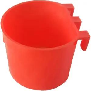 AMZSYLV 10팩 새장 먹이컵 닭 씨앗 그릇 매달기 앵무새 접시 모이통 및 물 주는 사람 물통 비둘기 메추리